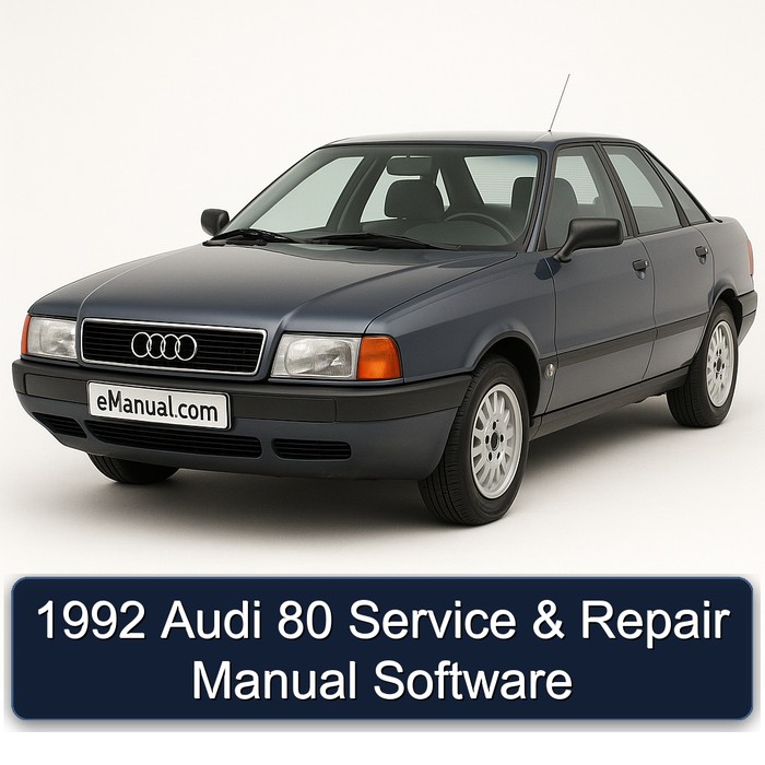 1992 Audi 80 Service & Repair Manual Software