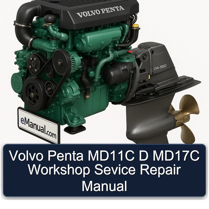 Volvo Penta MD11C D MD17C Workshop Sevice Repair Manual