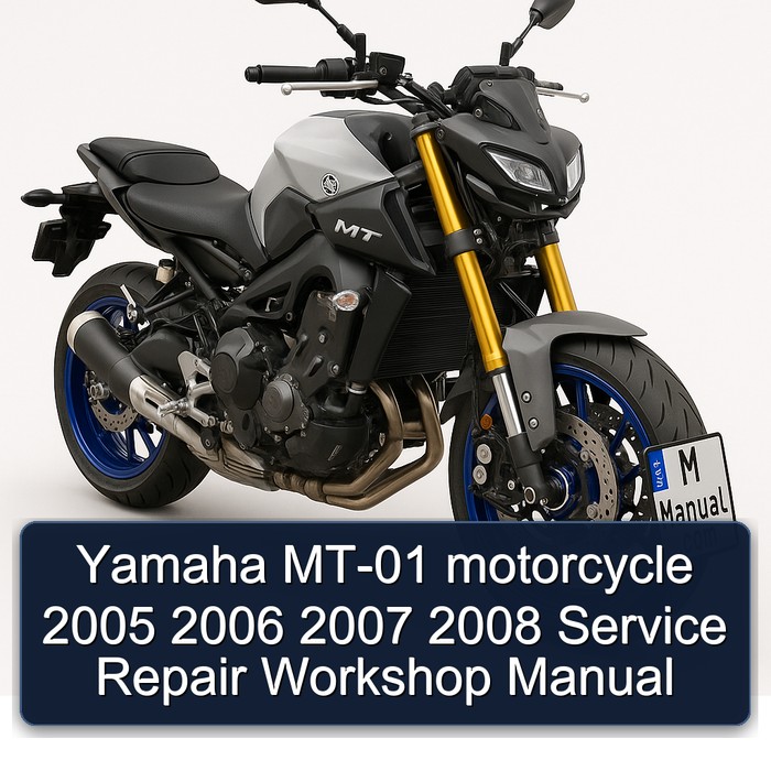 Yamaha MT-01 motorcycle 2005 2006 2007 2008 Service Repair Workshop Manual