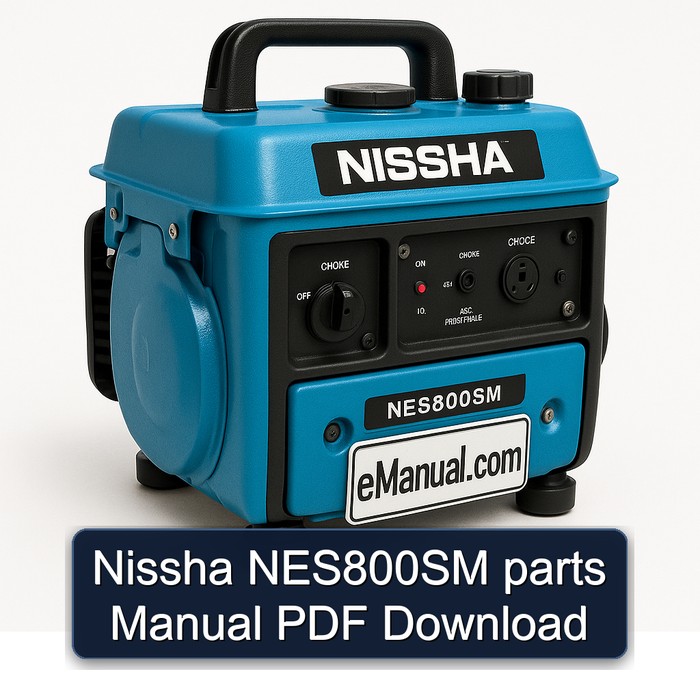 Nissha NES800SM parts Manual PDF Download