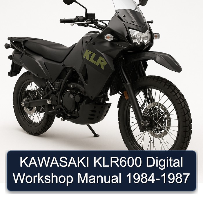 KAWASAKI KLR600 Digital Workshop Manual 1984-1987