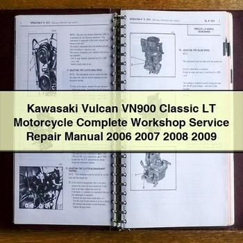 Kawasaki Vulcan VN900 Classic LT Motorcycle Workshop Service Repair Manual PDF Download