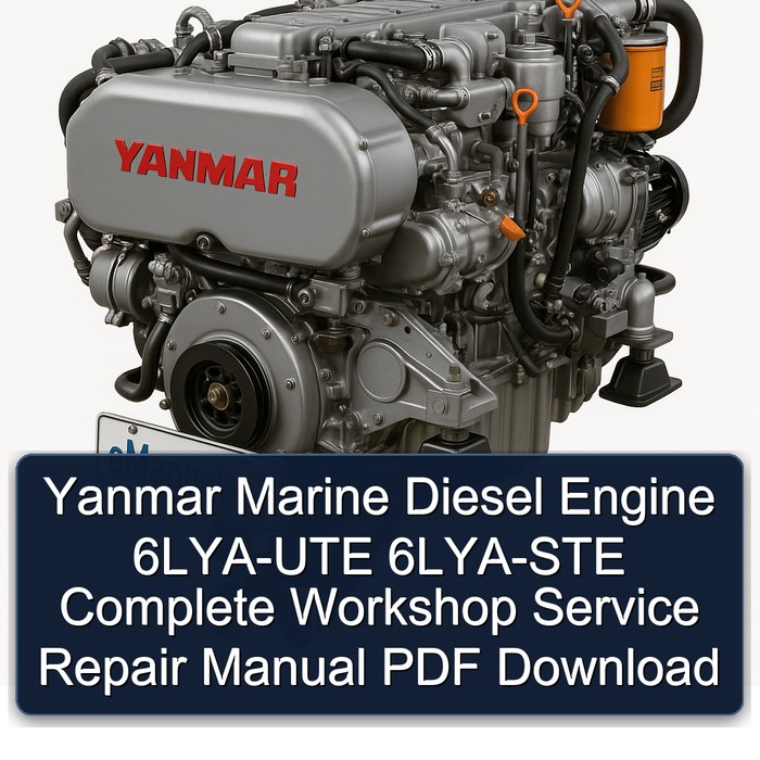 Yanmar Marine Diesel Engine 6LYA-UTE 6LYA-STE Complete Workshop Service Repair Manual PDF Download