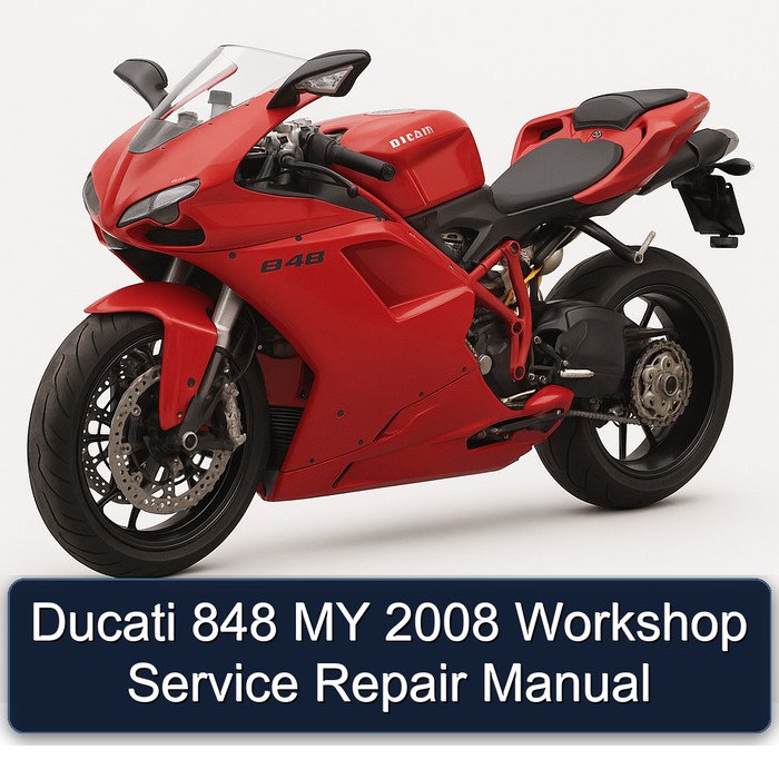 Ducati 848 MY 2008 Workshop Manual de servicio y reparación