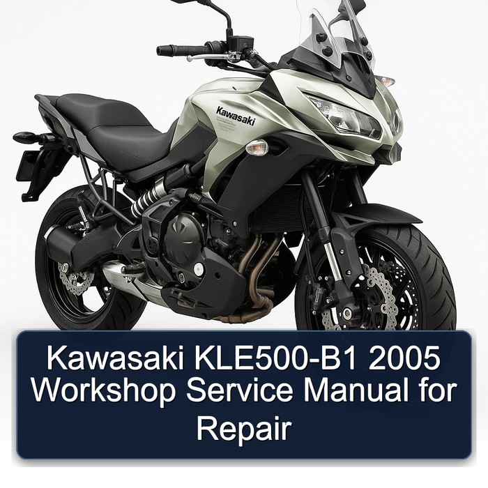 Kawasaki KLE500-B1 2005 Workshop Service Manual for Repair