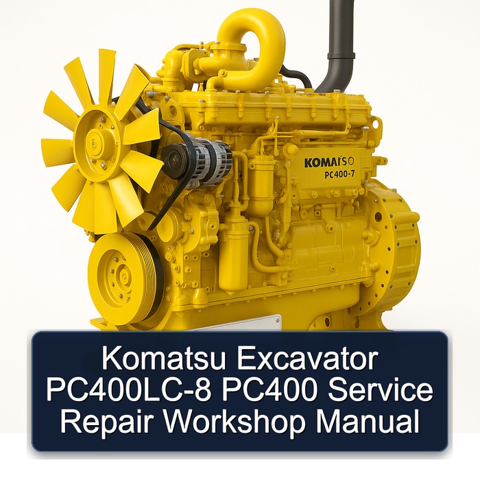 Komatsu Excavator PC400LC-8 PC400 Service Repair Workshop Manual