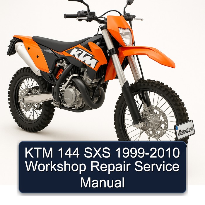 KTM 144 SXS 1999-2010 Workshop Repair Service Manual