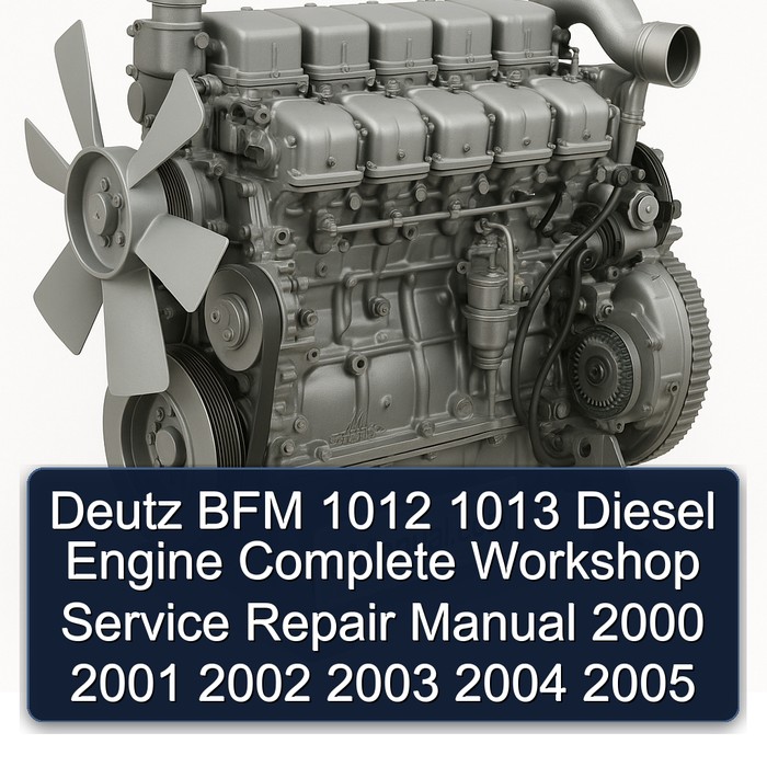 Deutz BFM 1012/1013 Dieselmotor - Werkstatt- und Reparaturhandbuch 2000-2005