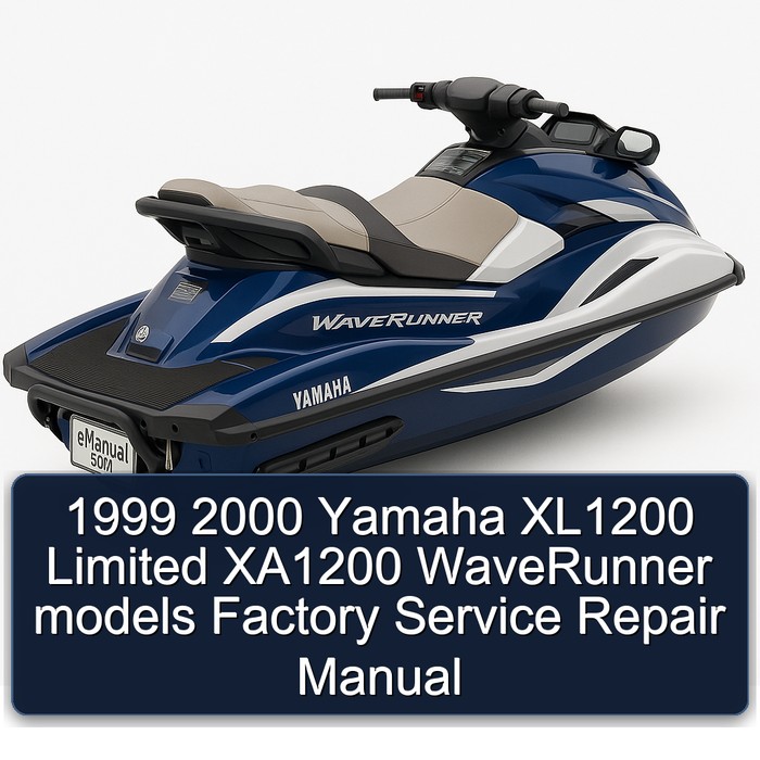 1999 2000 Yamaha XL1200 Limited XA1200 WaveRunner models Factory Service Repair Manual
