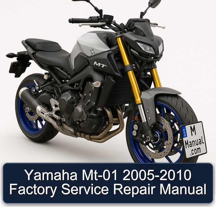 Yamaha Mt-01 2005-2010 Factory Manual de servicio y reparación