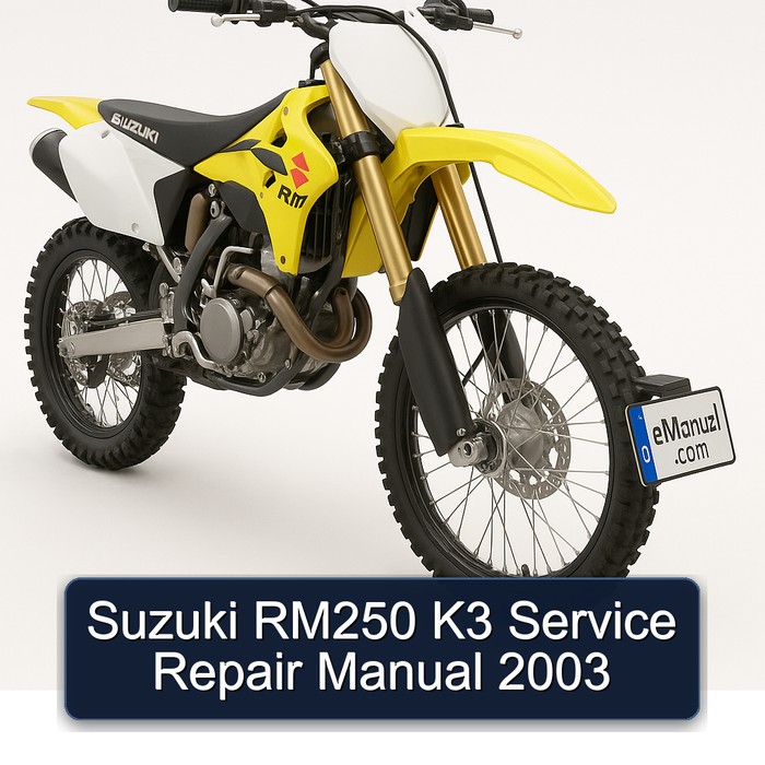 Suzuki RM250 K3 Service Repair Manual 2003