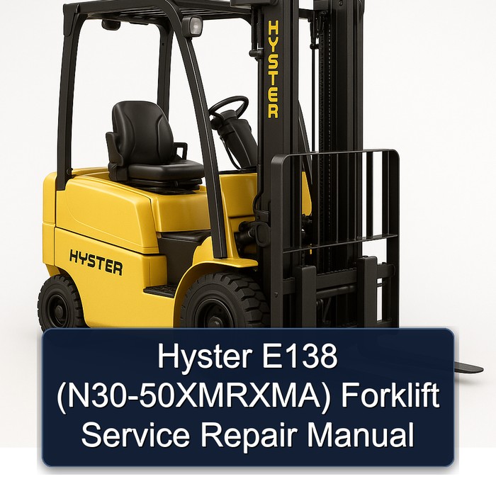 Manual de Servicio y Reparación de la Carretilla Elevadora Hyster E138 (N30-50XMRXMA)