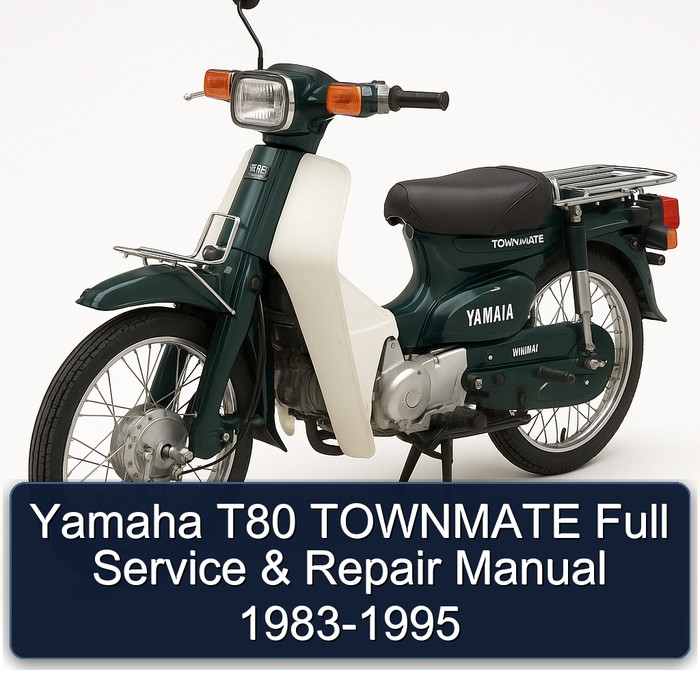 Yamaha T80 TOWNMATE Full Manual de servicio y reparación 1983-1995