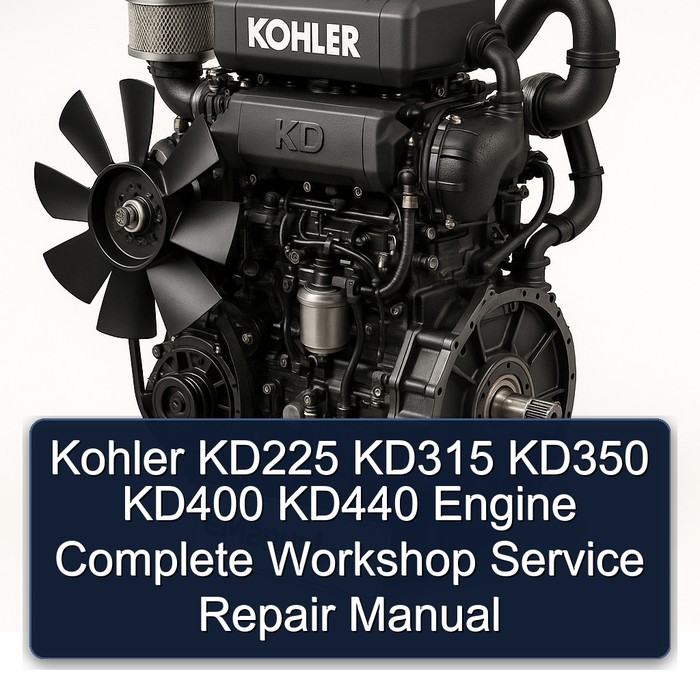 Kohler KD225, KD315, KD350, KD400, KD440 Motor: Werkstatt-Handbuch