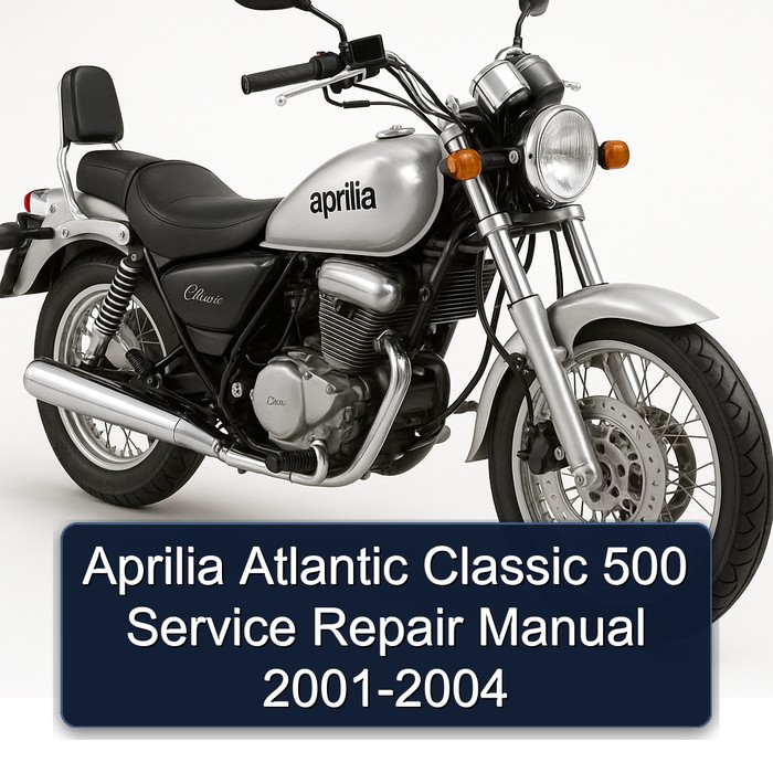 Aprilia Atlantic Classic 500 Manual de servicio y reparación 2001-2004