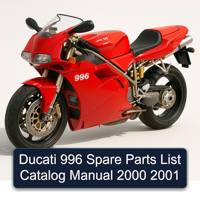 Ducati 996 Spare Parts List Catalog Manual 2000 2001