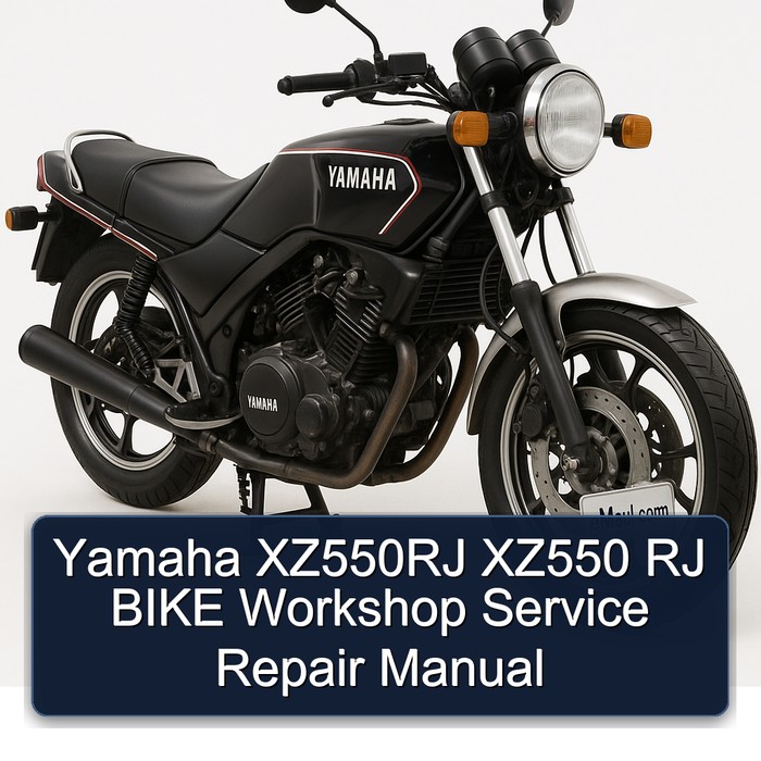 Yamaha XZ550RJ XZ550 RJ BIKE Workshop Manual de servicio y reparación