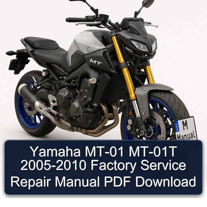 Yamaha MT-01 MT-01T 2005-2010 Factory Manual de servicio y reparación PDF Download