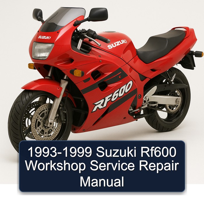 1993-1999 Suzuki Rf600 Workshop Manual de servicio y reparación