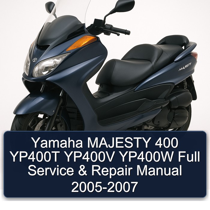 Yamaha MAJESTY 400 YP400T YP400V YP400W Full Service & Repair Manual 2005-2007 