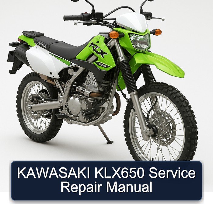 KAWASAKI KLX650 Manual de servicio y reparación