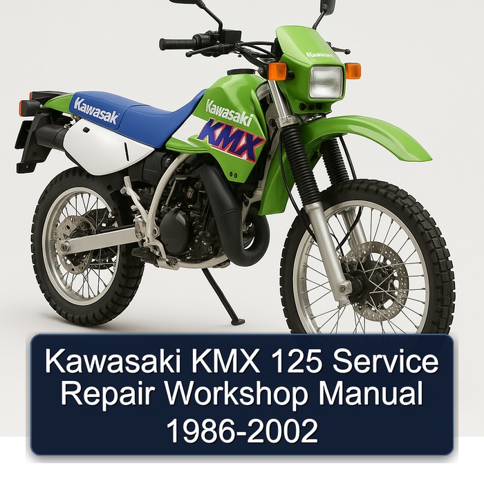 Kawasaki KMX 125 1986-2002 Service Repair Workshop Manual 1987 1988 1989 1990 1991 1992 1993 1994 1995 1996 1997 1998 1999 2000 2001