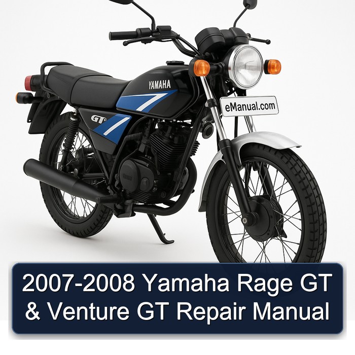 2007-2008 Yamaha Rage GT & Venture GT Repair Manual