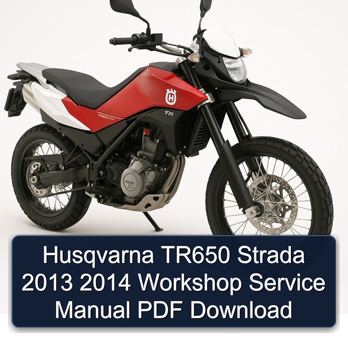 Husqvarna TR650 Strada 2013 2014 Workshop Service Manual PDF Download