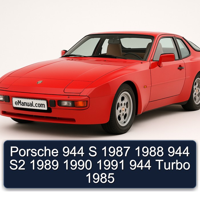 Porsche 944 S 1987 1988 944 S2 1989 1990 1991 944 Turbo 1985