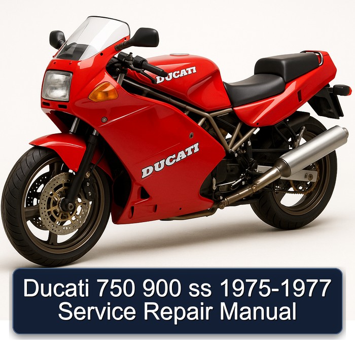 Ducati 750 900 ss 1975-1977 Manual de servicio y reparación