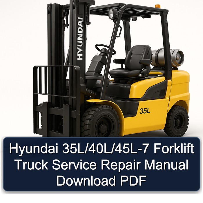 Hyundai Gabelstapler 35L/40L/45L-7 Servicehandbuch PDF Download