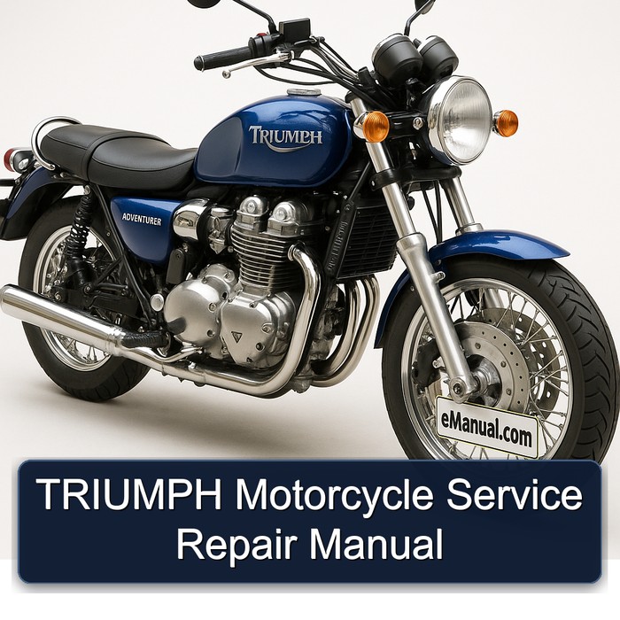 TRIUMPH Motorcycle Manual de servicio y reparación