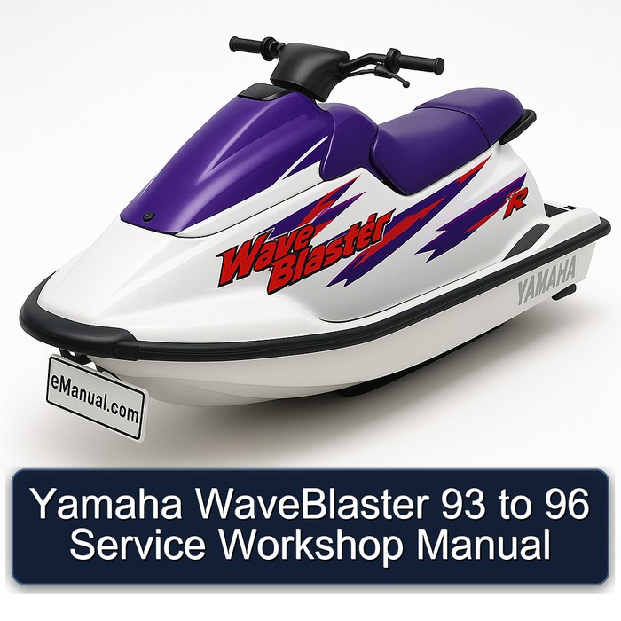 Yamaha WaveBlaster 93 to 96 Service Workshop Manual