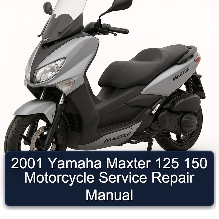 2001 Yamaha Maxter 125 150 Motorcycle Service Repair Manual