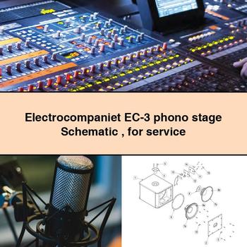 Electrocompaniet EC-3 phono stage Schematic for Service Repair Manual