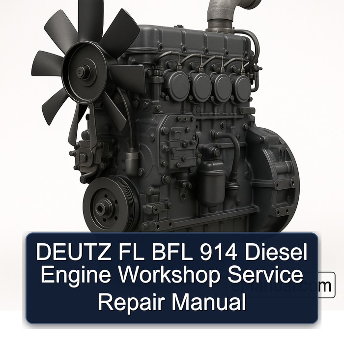 DEUTZ FL BFL 914 Dieselmotor Werkstatt-Reparaturhandbuch