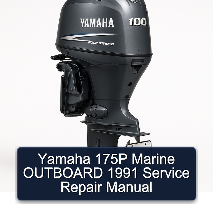 Yamaha 175P Marine OUTBOARD 1991 Service Repair Manual 