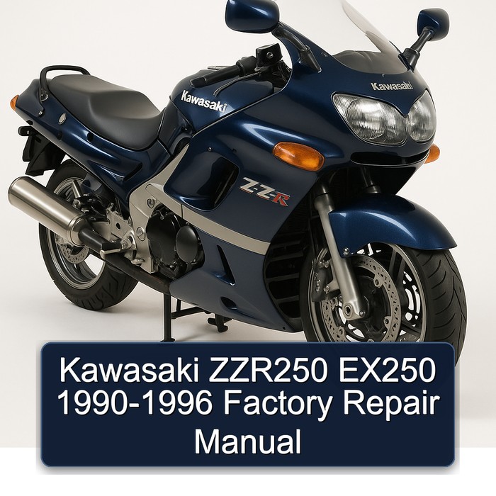 Kawasaki ZZR250 EX250 1990-1996 Factory Repair Manual