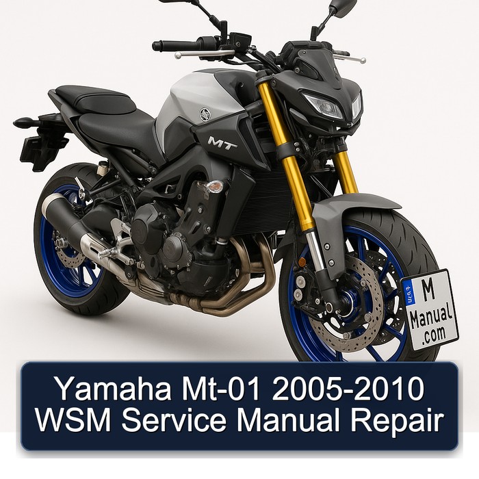 Yamaha Mt-01 2005-2010 WSM Service Manual Repair