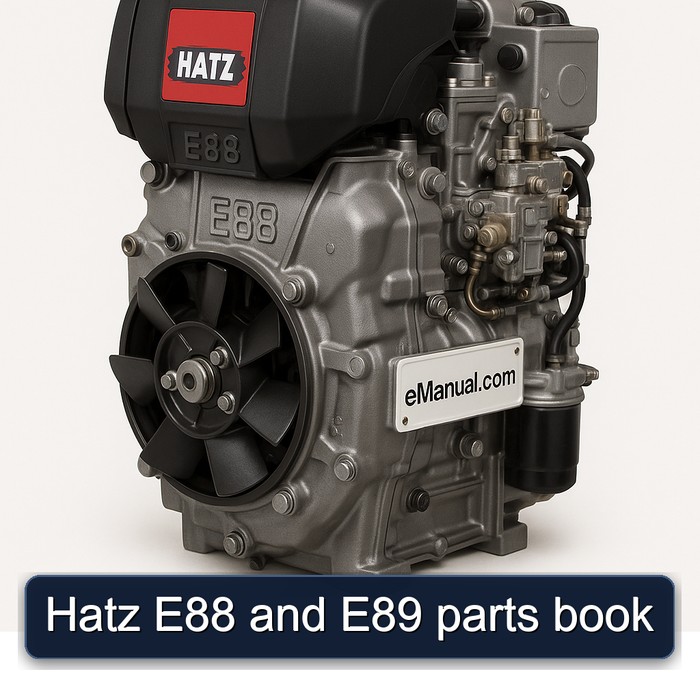 Hatz E88 & E89 Ersatzteilkatalog