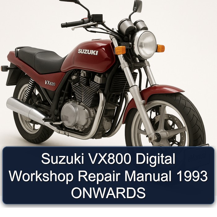 Suzuki VX800 Digital Workshop Repair Manual 1993 ONWARDS