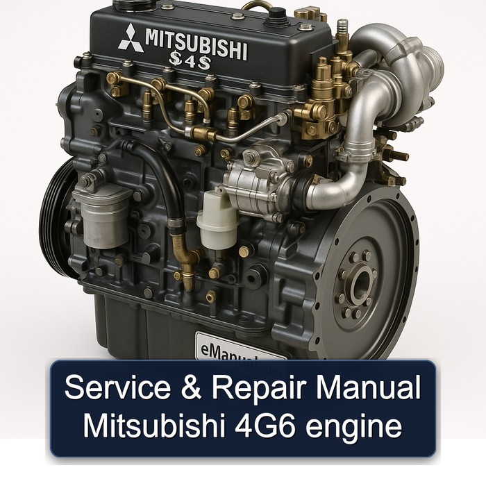  Service & Repair Manual Mitsubishi 4G6 engine