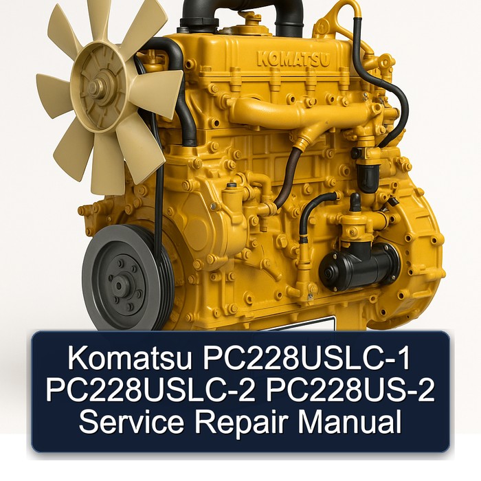 Komatsu PC228USLC-1 PC228USLC-2 PC228US-2 Service Repair Manual 