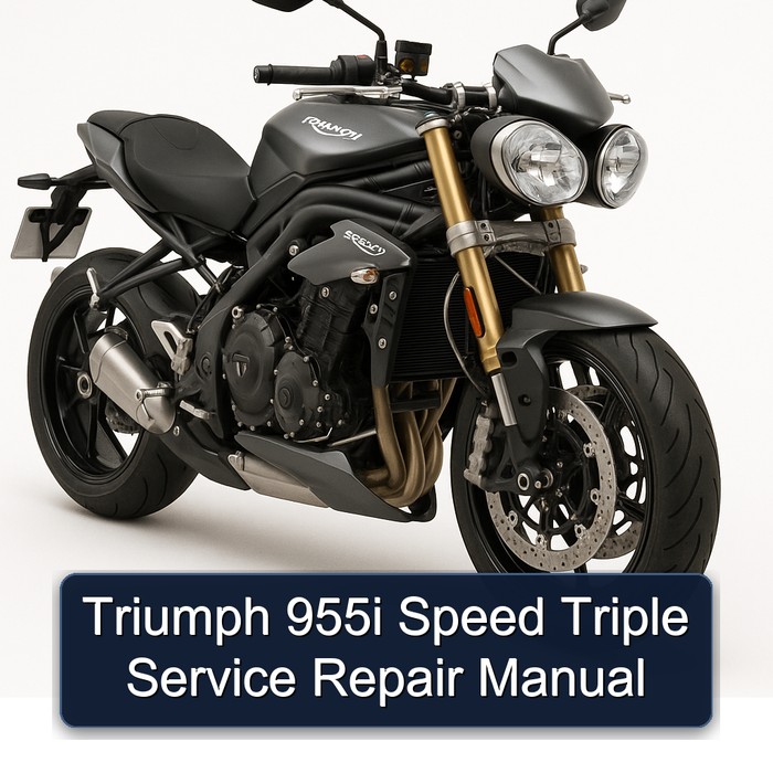 Triumph 955i Speed Triple Manual de servicio y reparación