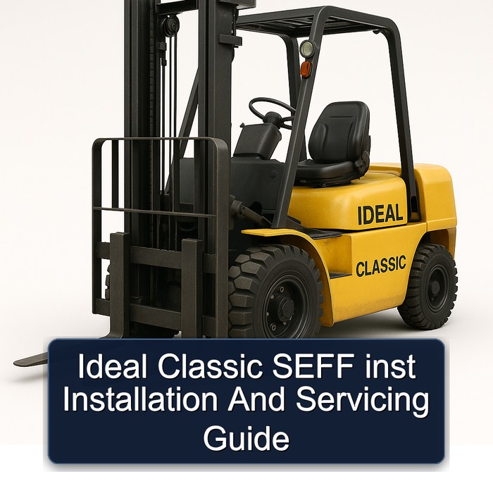 Ideal Classic SEFF inst Installation And Servicing Guide