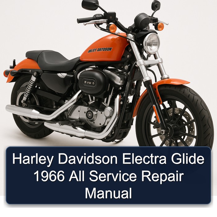 Harley Davidson Electra Glide 1966 All Manual de servicio y reparación