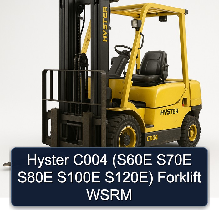 Hyster C004 (S60E S70E S80E S100E S120E) Forklift WSRM
