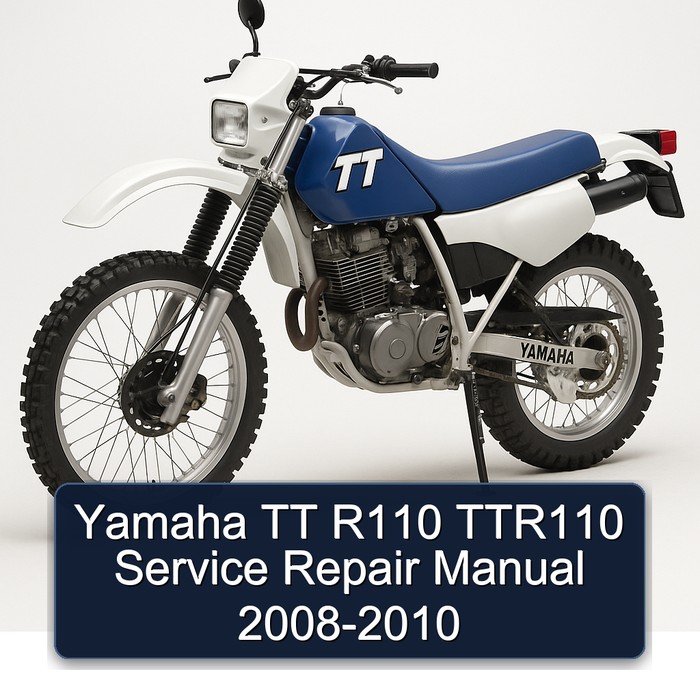 Yamaha TT R110 TTR110 Service Repair Manual 2008-2010