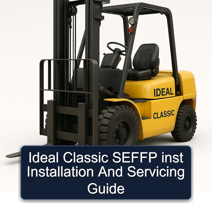 Ideal Classic SEFFP inst Installation And Servicing Guide