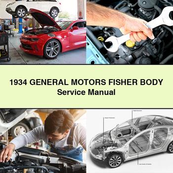 1934 General Motors Fisher BODY Manual de servicio y reparación